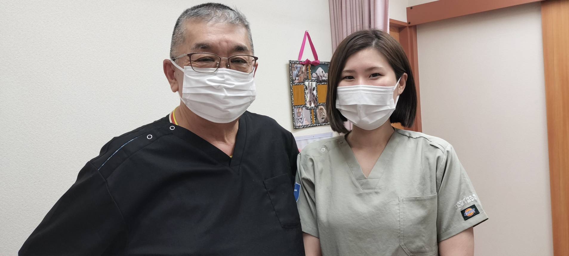 中田院長(左)と渡邊 春花 医師(右)